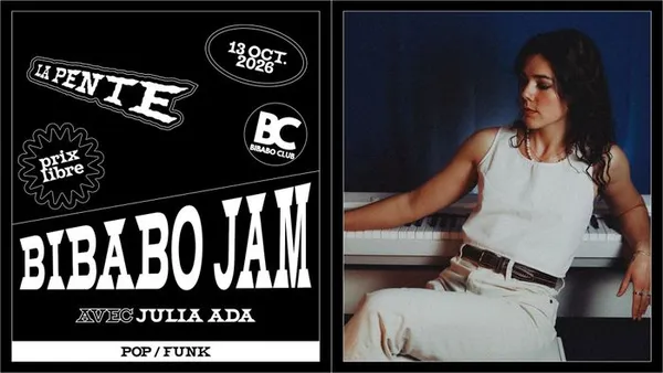 BIBABO JAM avec Julia Ada [jam session pop / funk]