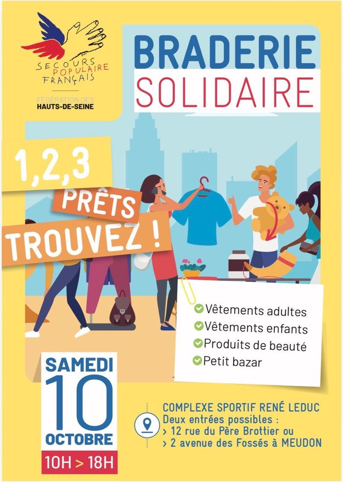 Braderie annuelle solidaire du Secours Populaire