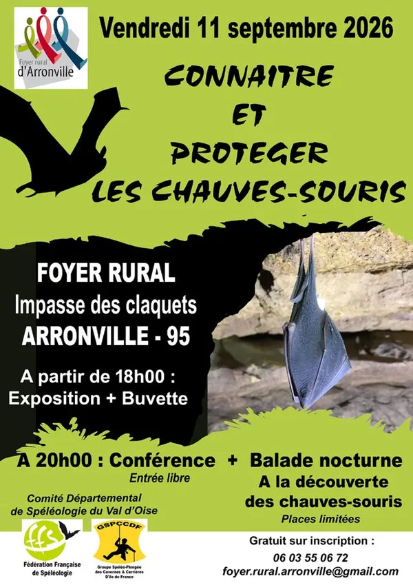 Connaître et protéger les chauves-souris à Arronville