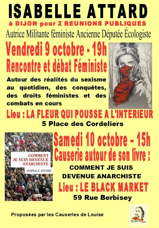 Causeries à Dijon !