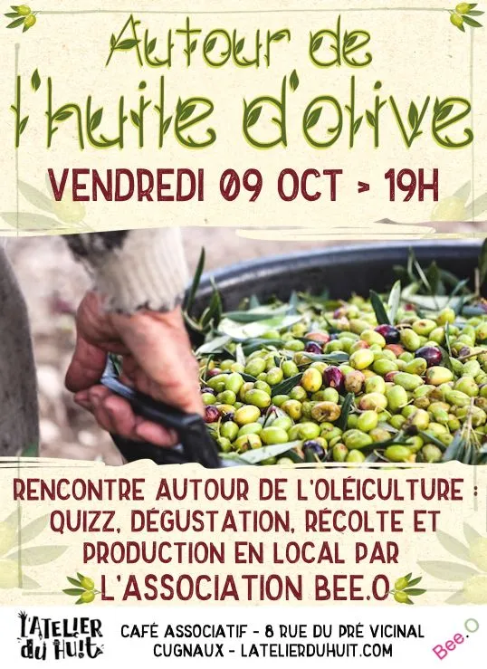 Atelier du Huit – Bouchées doubles autour de l’huile d’olive