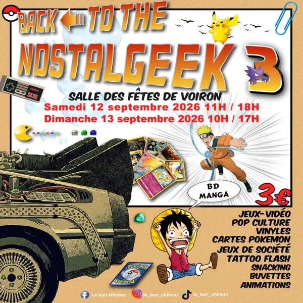 NOSTALGEEK 3 - Bource Geek 3éme édition (TCG/Jeux vidéo/Manga/Figurine/etc...)