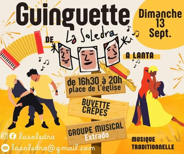 Guinguette Trad à Lanta avec Extrado