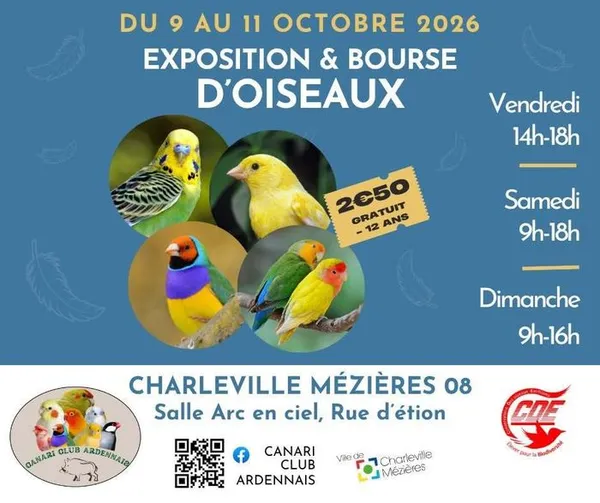 Exposition d'oiseaux de volières