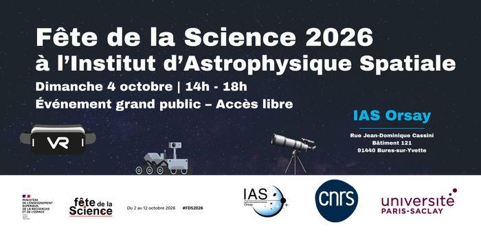 Fête de la Science à l'Institut d'Astrophysique Spatiale