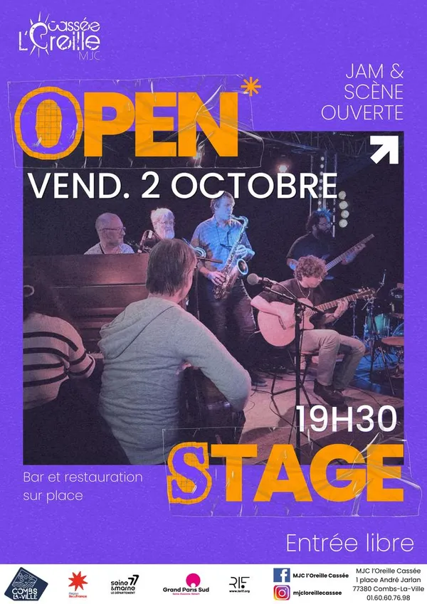 Open’Stage 02 Octobre 2026