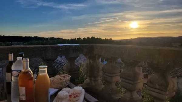 Coucher de soleil gourmand du haut du Jacquemard