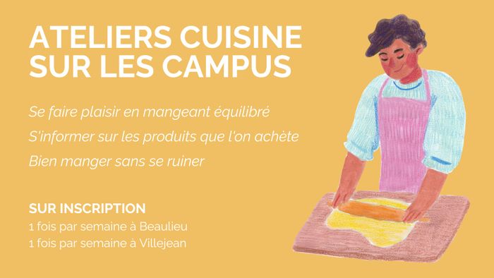 Ateliers cuisine avec la diététicienne du SSE - Gratuit