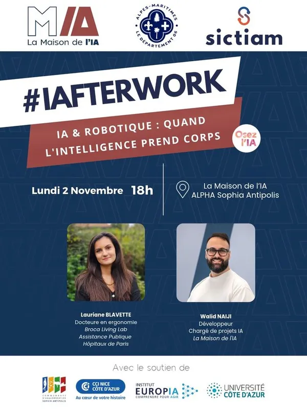 IAfterwork - IA & robotique : quand l’intelligence prend corps