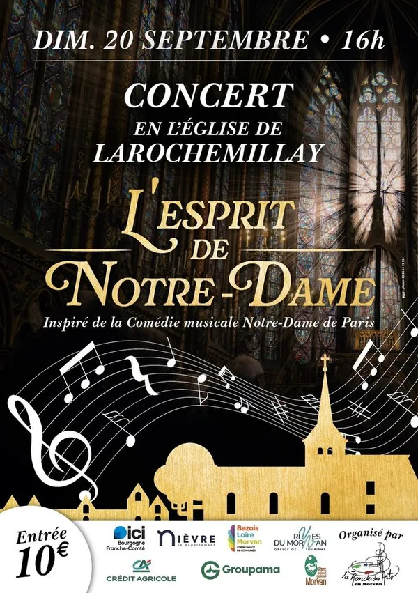 Concert Notre Dame de Paris  l'église Saint-Pierre