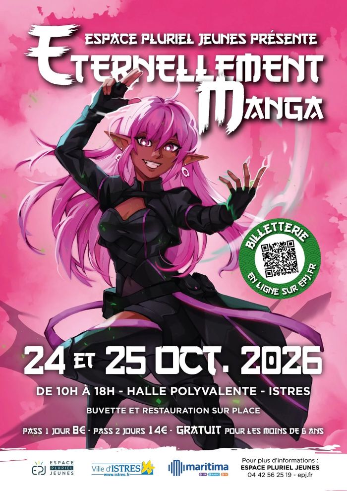 Éternellement Manga 2026 15e édition à Istres | Jeux vidéo & manga