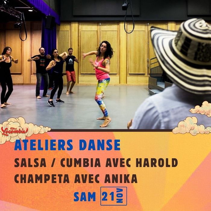 Ateliers Danse avec Harold (Salsa/cumbia) et Anika (Champeta)