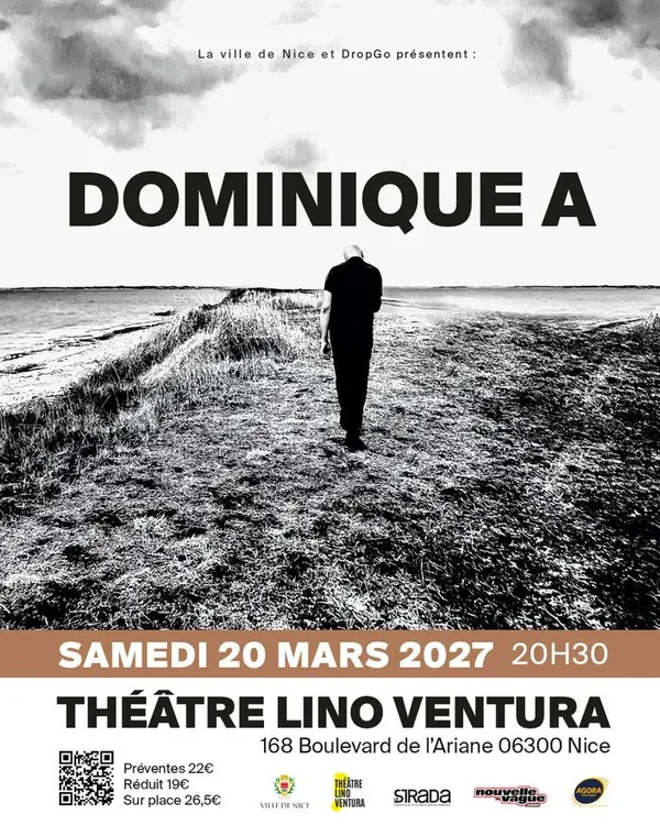 Dominique A / 20 mars 2027 / Théâtre Lino Ventura à Nice