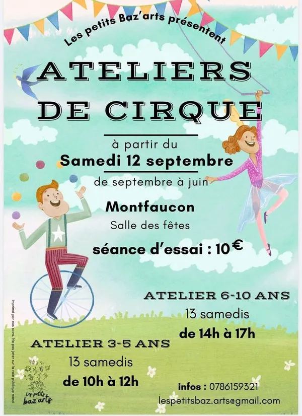 Stage de cirque pour enfants