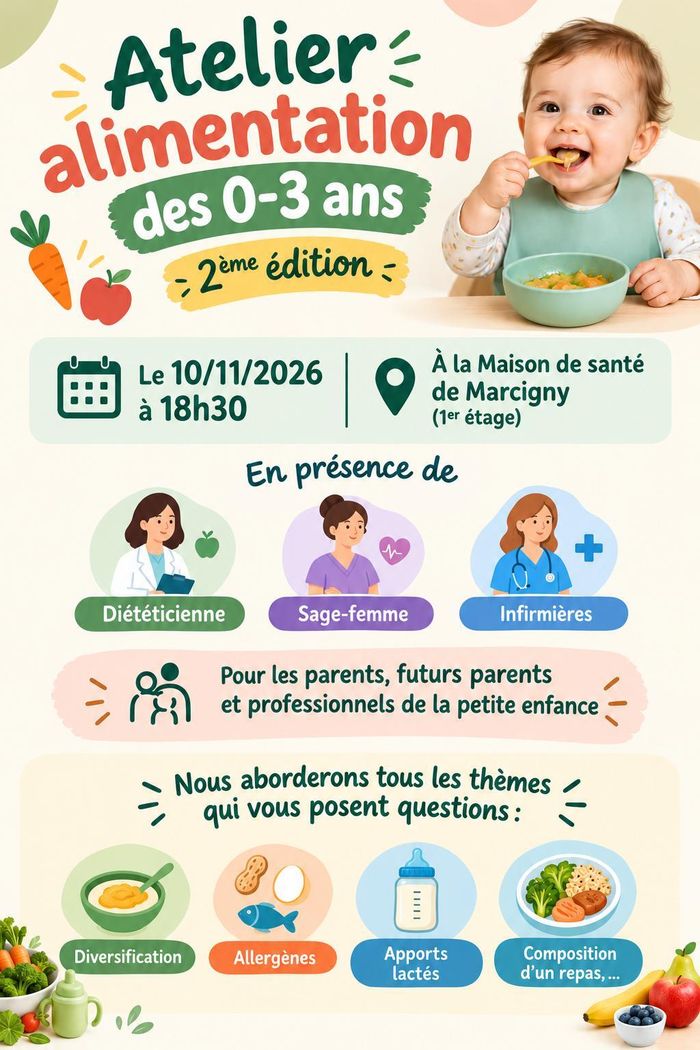 Atelier alimentation des 0-3 ans