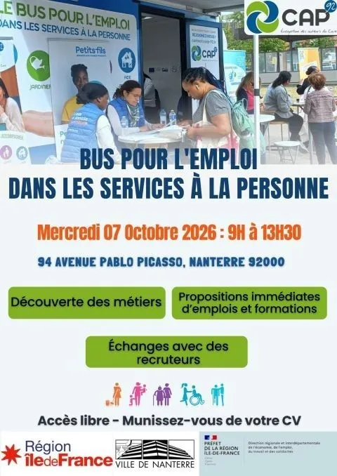 Le Bus pour l’Emploi dans les Services à la Personne