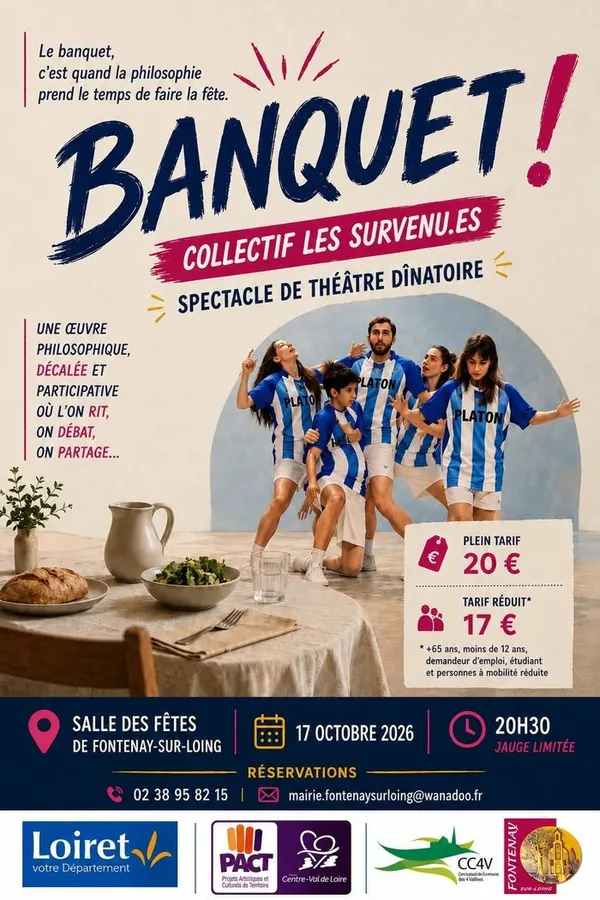 "Le Banquet !" - Spectacle de théâtre dînatoire