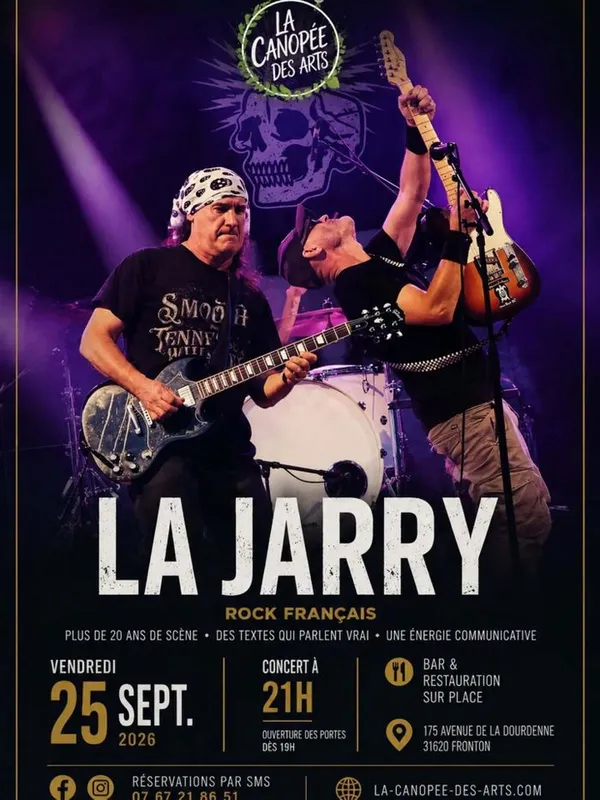 🎸⚡ LA JARRY • ROSA CANINE : ROCK FRANÇAIS À LA CANOPÉE ⚡🎸