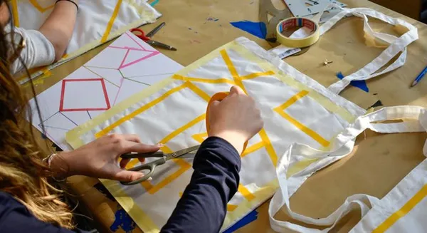 Atelier en famille aux Tanneries - "à vos marques, prêts...rentrée!"