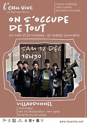 On s’occupe de tout-
Compagnie Les frères locomotives- En mots et en fanfare