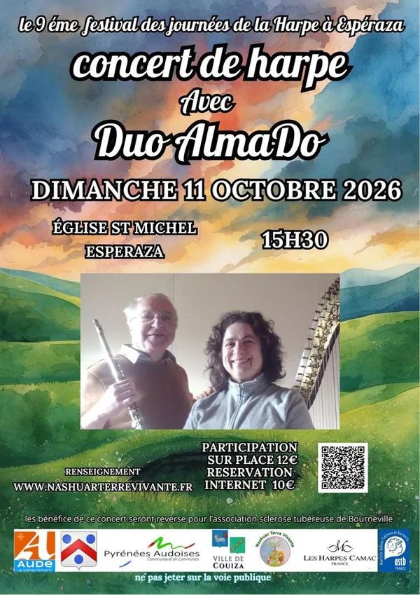 festival des journées de la harpe 2026 Haute Vallée de l' Aude du 24 avril au 18 octobre 2026