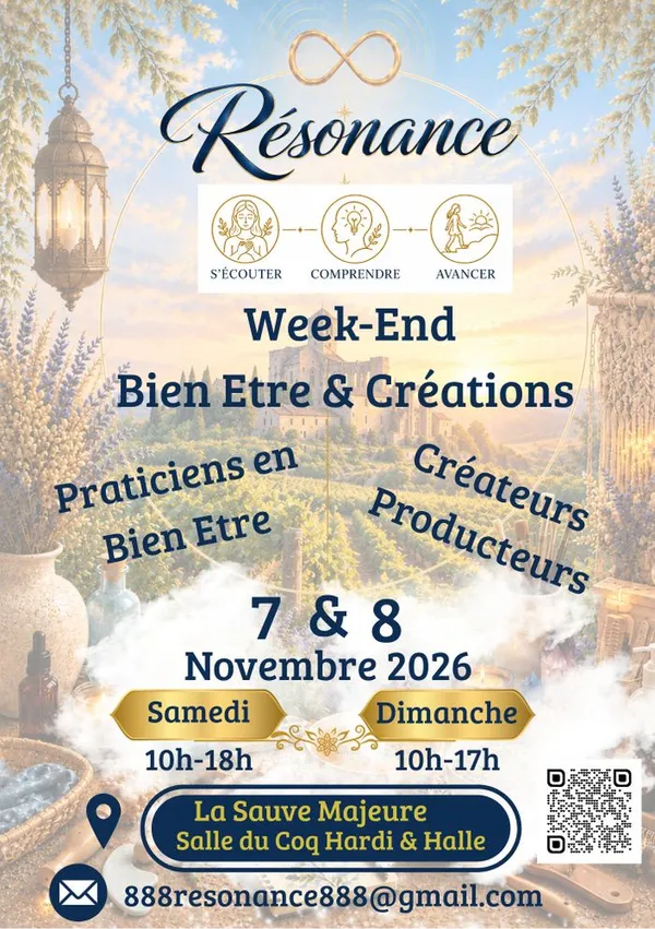 Résonance: le Week End Bien Etre et Créations de l'Entre Deux Mers La Sauve Majeure (33)