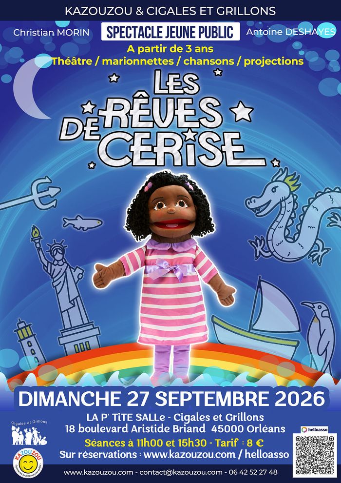 Spectacle jeune public "Les Rêves de Cerise"