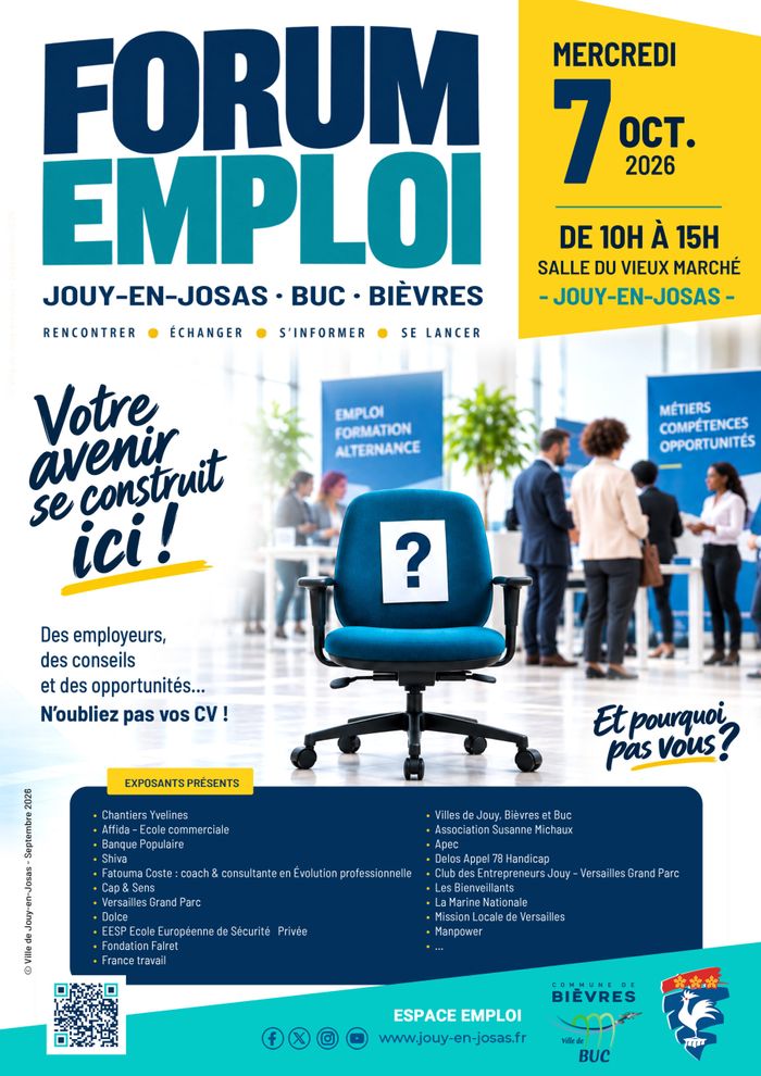 Forum de l’Emploi de Jouy-en-Josas - Bièvres - Buc