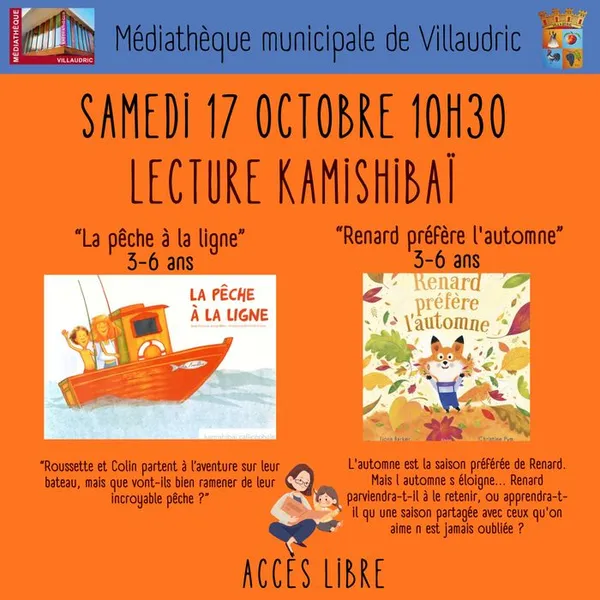 Samedi 17 octobre à 10h30 lecture Kamishibaï