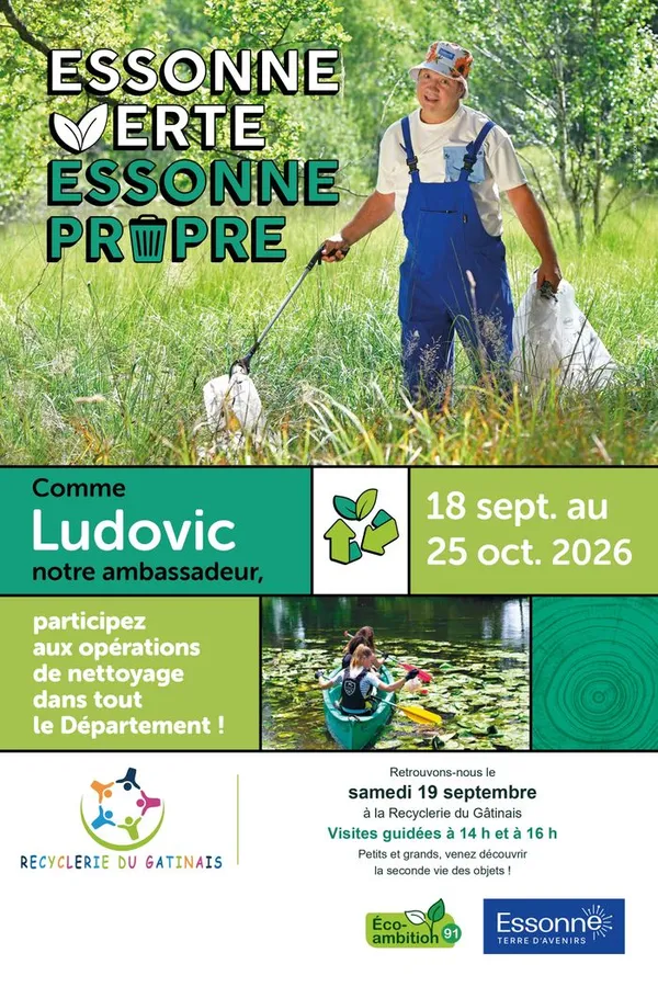 Essonne verte Essonne propre à la Recyclerie du Gâtinais