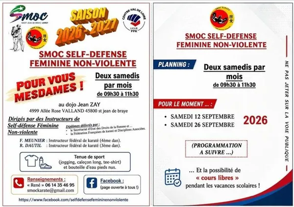 SMOC SELF DEFENSE FEMININE NON-VIOLENTE