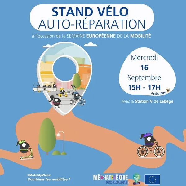 Stand d’auto-réparation de vélo