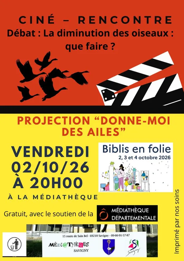 Projection du film "Donne-moi des ailes"