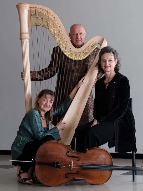Concert Classique, trio : "« Entre souffle et cordes, Baryton, Violoncelle et Harpe" avec Nathalie Jacquet, Frédérique Garnier et Mark Pancek