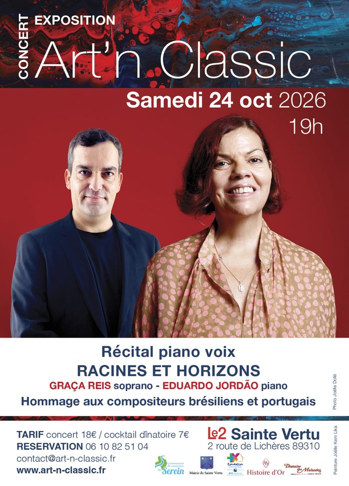 Concert et exposition à Sainte Vertu,
une soirée exceptionnelle autour de la peinture et de la musique !