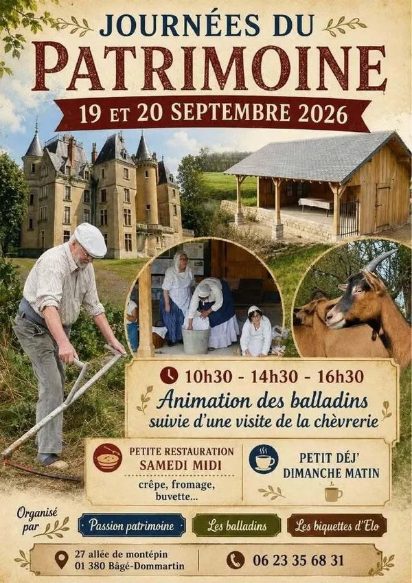 Animations des Balladins suivie d'une visite de la chèvrerie