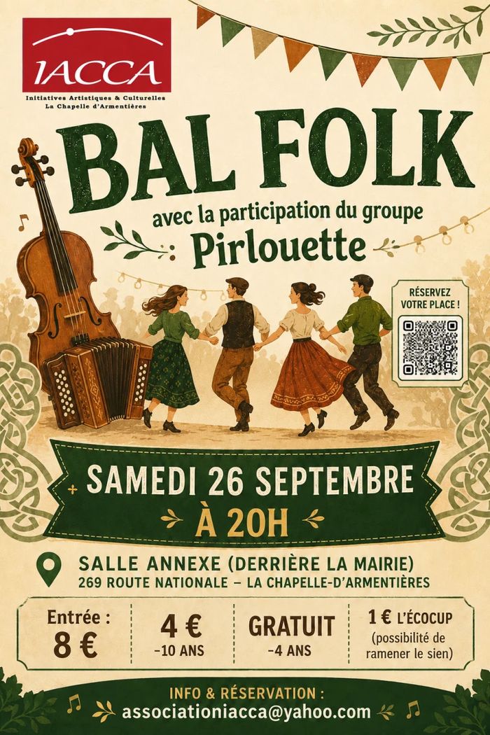 Bal Folk - IACCA - La Chapelle d'Armentières