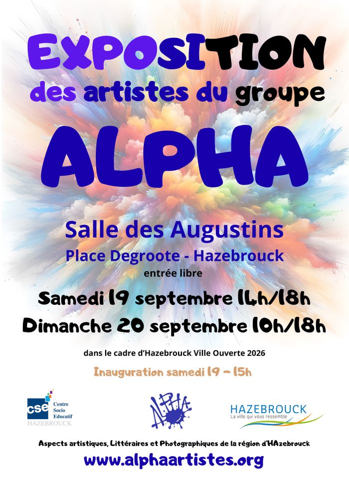 Exposition des artistes du groupe ALPHA