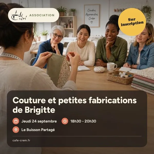Couture et petites fabrications de Brigitte