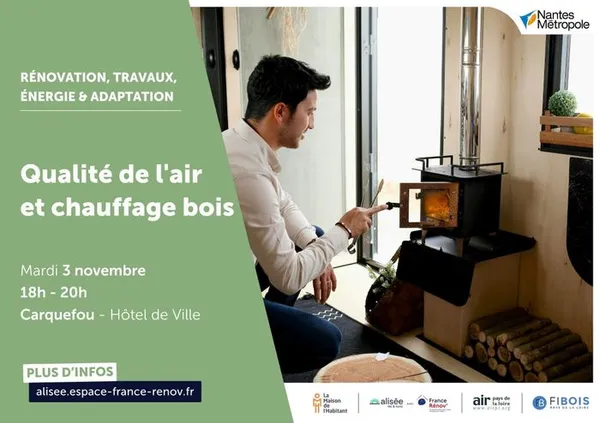 Conférence : qualité de l'air et chauffage bois