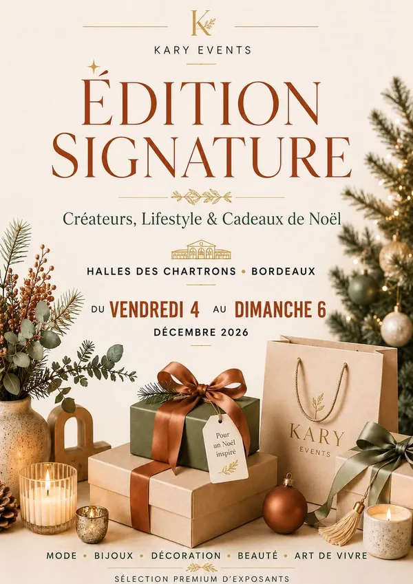 Seconde Main Premium – Édition Signature
4-6 déc. — Halles des Chartrons