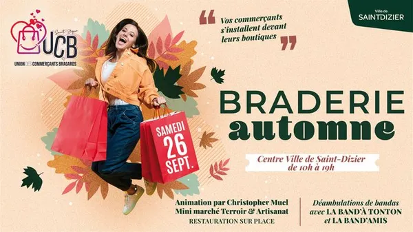 Braderie d’automne 2026 à Saint-Dizier