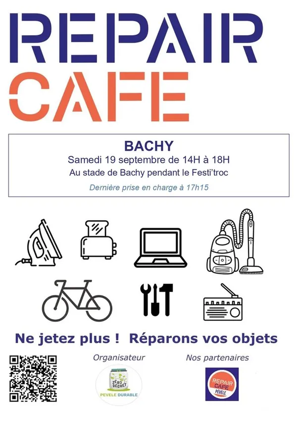 Repair café à Bachy