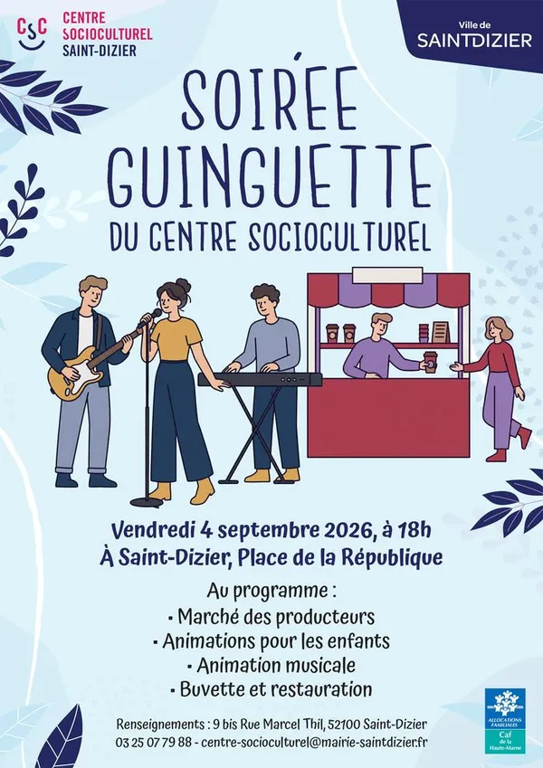 Soirée guinguette du Centre socioculturel