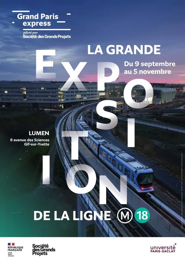 La grande exposition de la ligne 18 au Lumen, 9 sept - 5 nov 2026