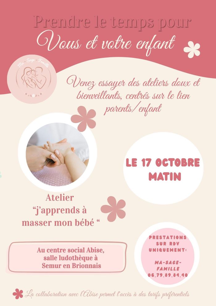 J'apprend à masser mon bébé