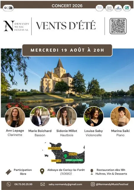 NORMANDY MUSIC FESTIVAL CONCERT "VENTS D'ÉTÉ"