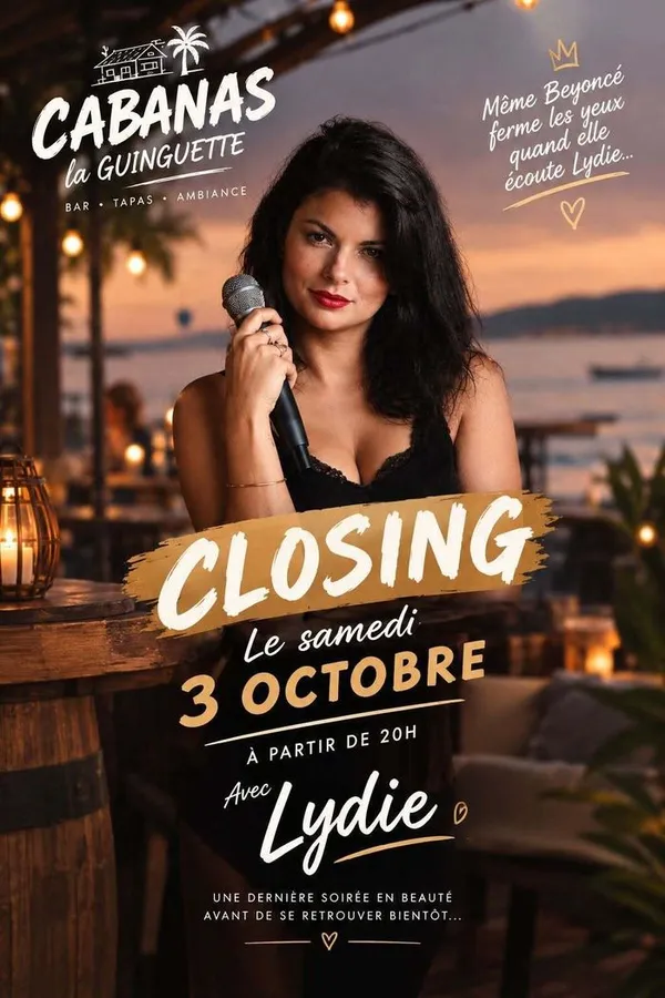 Guinguette Cabanas by Jérémi : Lydie en concert I Auterive