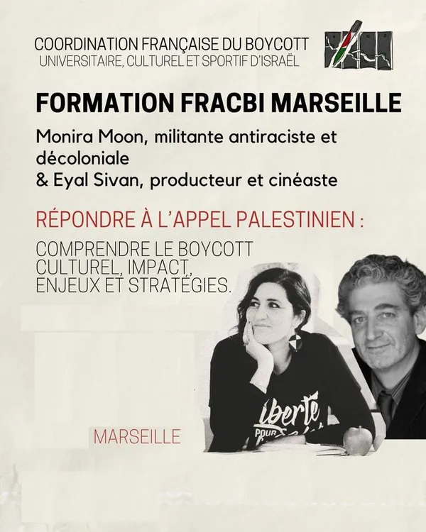 Formation FRACBI : RÉPONDRE A L'APPEL PALESTINIEN : COMPRENDRE LE BOYCOTT CULTUREL, IMPACT ENJEUX ET STRATÉGIES.