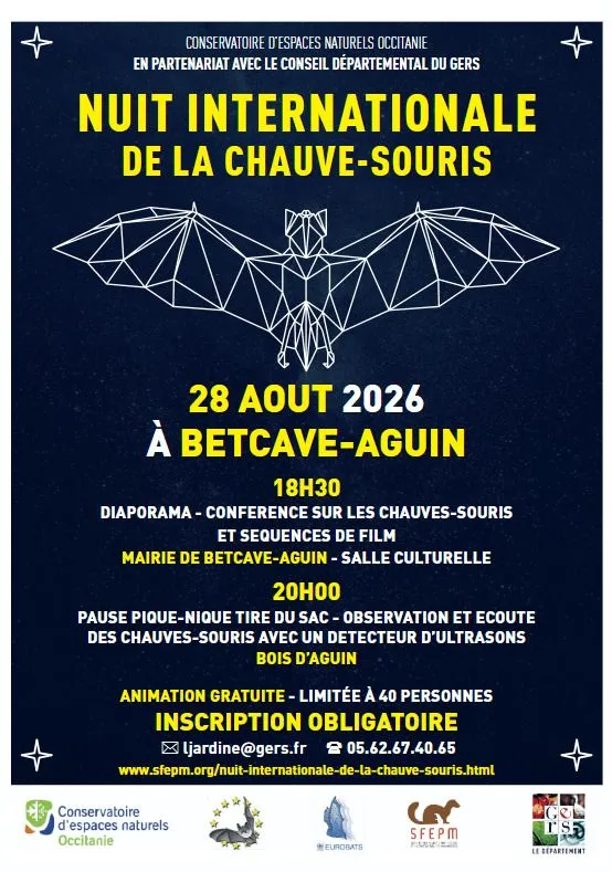 Nuit internationale de la chauve-souris à Betcave-Aguin